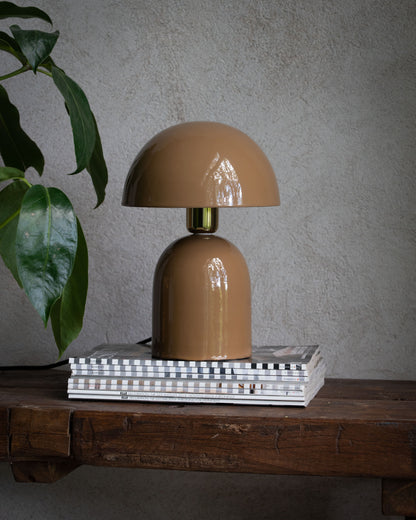 ROME BORDSLAMPA BRUN